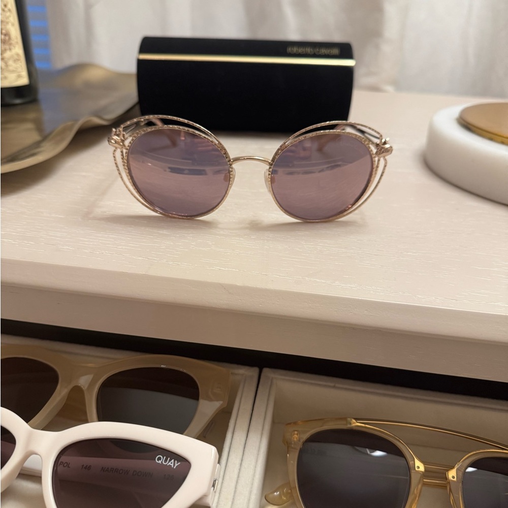 Roberto Cavalli Pink Sunglasses
